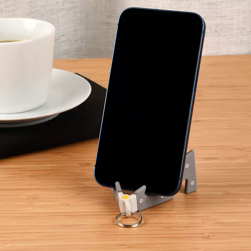 Soporte Plegable para Celular con Llavero 📱🔑
