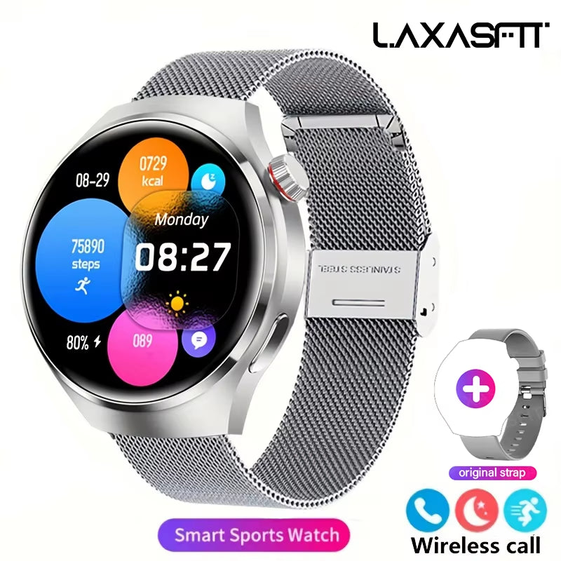 G.L Wear 2025 New Men'S Smart Watch HD Display Health Tracking Bluetooth Calling Voice Assistant Sports Smartwatch