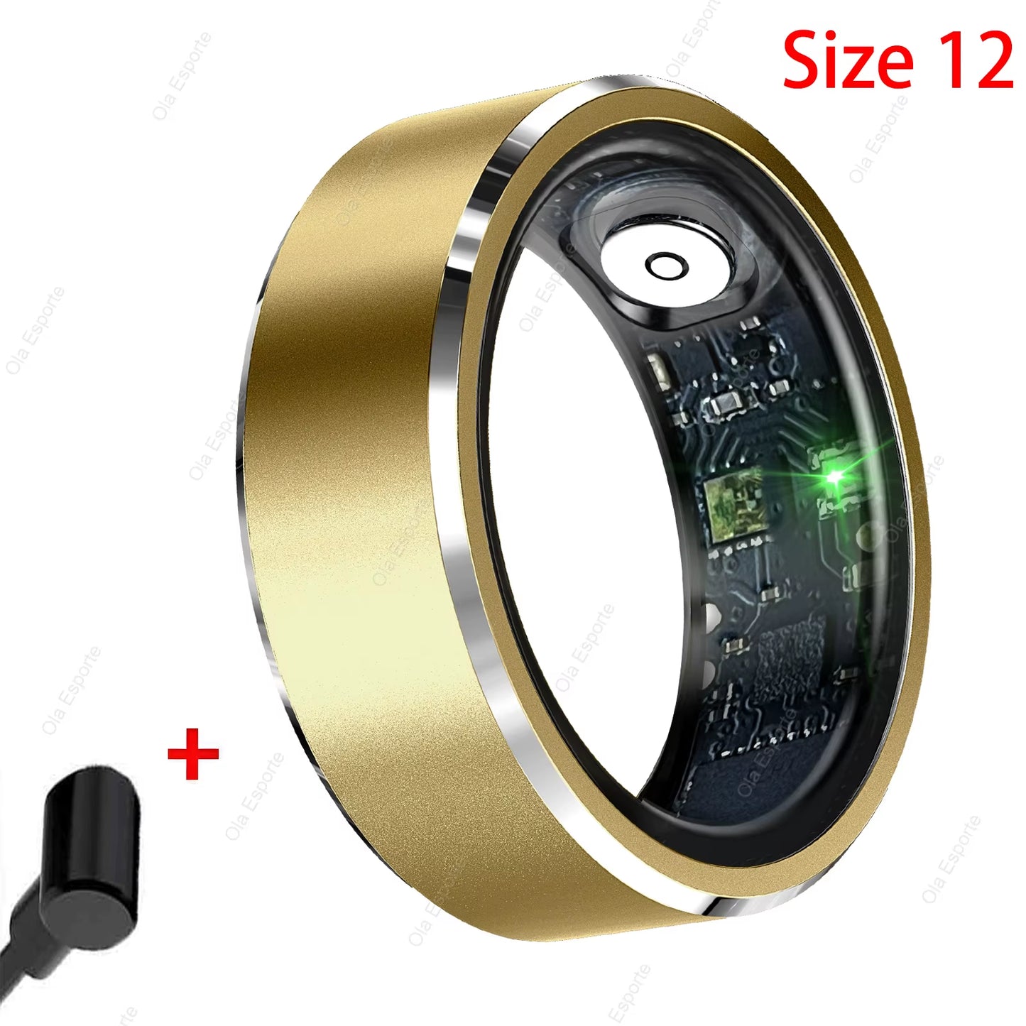 Ew Smart Fitness Ring with Gesture Control,Heart Rate,Blood Oxygen,Blood Pressuresleep,Steps,Distance,Calories for Android IOS