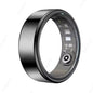 R09 Smart Ring Men Women with Charging Case,Heart Rate Blood Oxygen,Skin Temperature Monitor,5Atm Waterproof for Android Ios