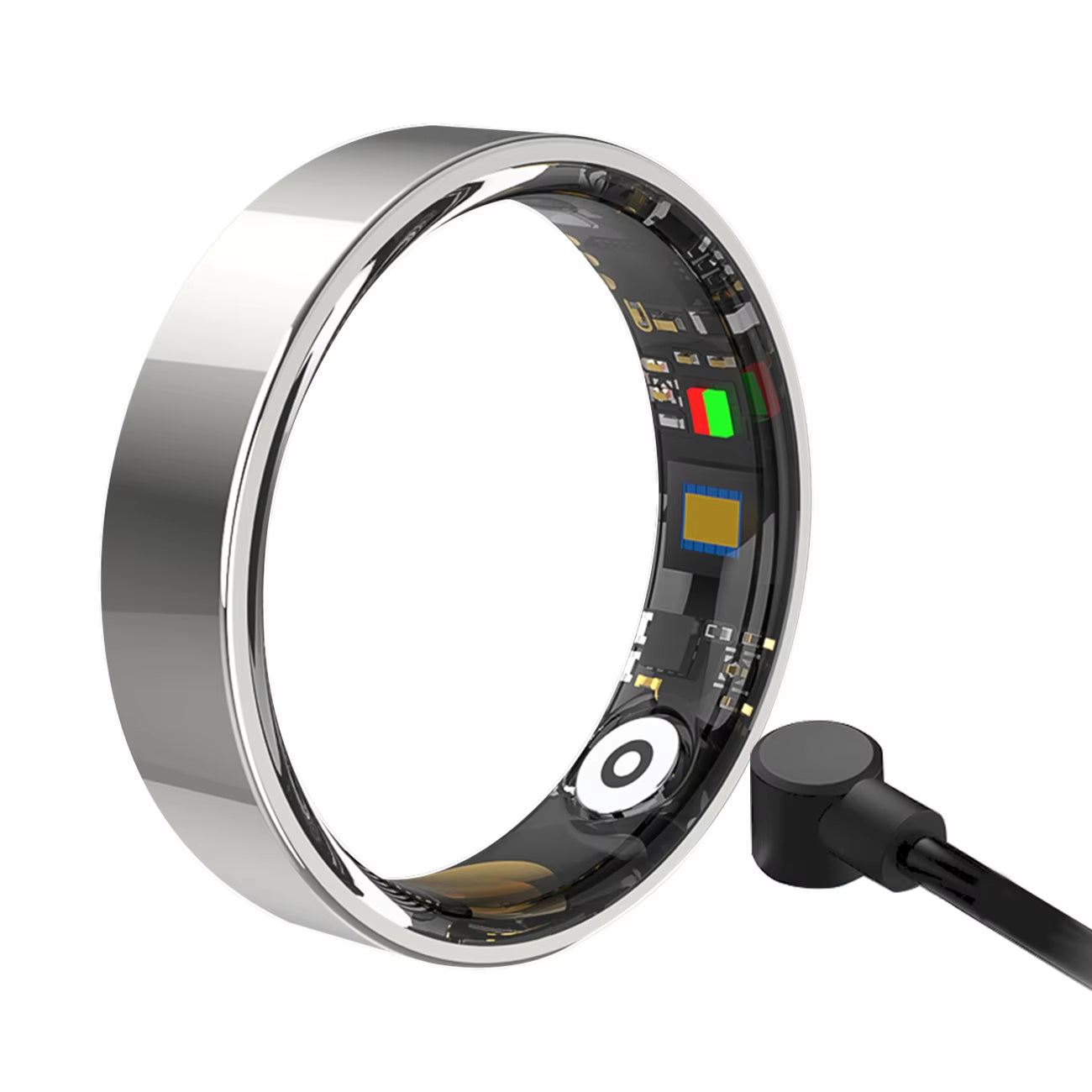 2025 Hot Sale Smart Ring Gesture Brush Video Wireless Bluetooth Call Music Control 5ATM Waterproof Heart Rate Monitor for Men