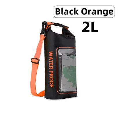 2L/5L PVC Swimming Waterproof Bag,Mobile Phone Waterproof Dry Bag for Trekking Drifting Rafting Surfing Boating Storage Bag