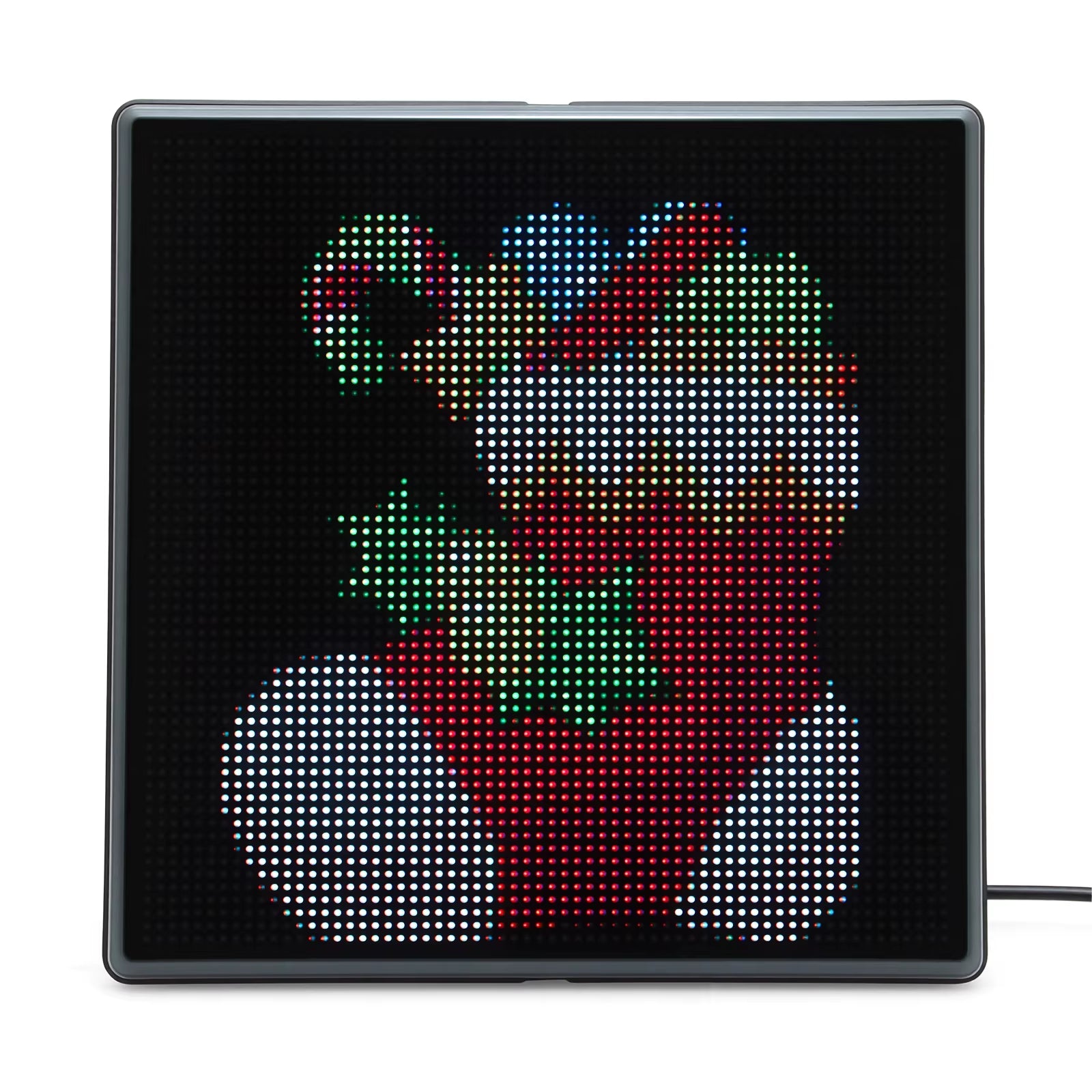 RGB LED Pixel Display Panel Lamp Programmable Art Light Creative Display Screen Night Lights for Gaming Anime Room Decoration