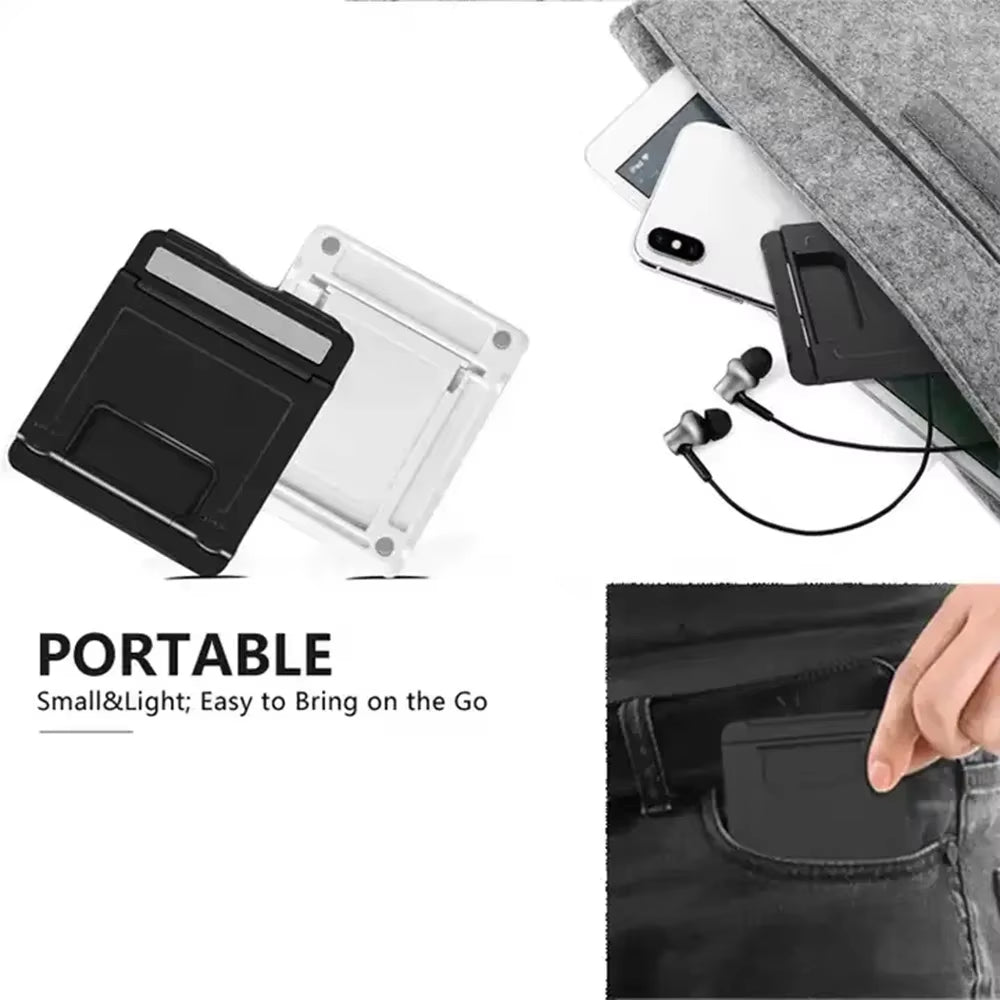 Table Phone Holder Bracket Adjustable Desktop Stand for Ipad Iphone Samsung Xiaomi Huawei Folding  Mobile Phone Stand