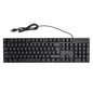 104 Keys USB Wired Keyboard English/Russian/Spanish/French Language Ergonomic Design Gaming Keyboard for Office Laptops Desktops