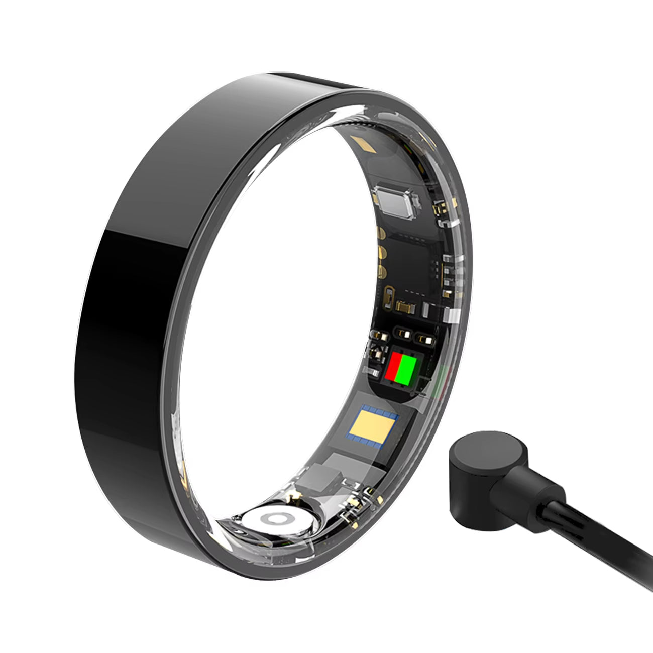 2025 Hot Sale Smart Ring Gesture Brush Video Wireless Bluetooth Call Music Control 5ATM Waterproof Heart Rate Monitor for Men