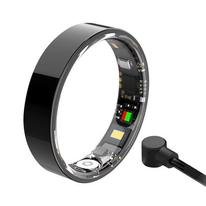 2025 Hot Sale Smart Ring Gesture Brush Video Wireless Bluetooth Call Music Control 5ATM Waterproof Heart Rate Monitor for Men