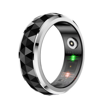 R11 Smart Ring, Fidget Spinner Anxiety Relieve Ring with Charging Case for Men, Health and Sleep Monitor, 5ATM Waterproof