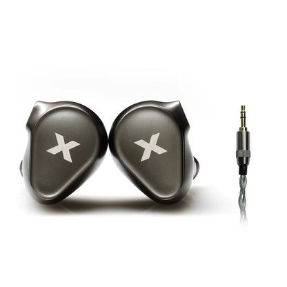 Titan X Hifi IEM Earphones Dual Magnetic Dynamic Driver Metal Alloy Housing 3.5Mm/Typec Mic Earbuds for Audiophile Gaming