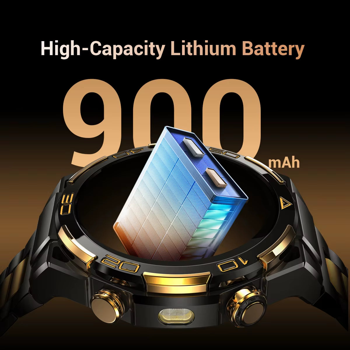 New  W90 Pro GPS Smart Watch 1.43" HD AMOLED Display, 900Mah/ 20Days Standby Bluetooth Waterproof Sport Watch for Men