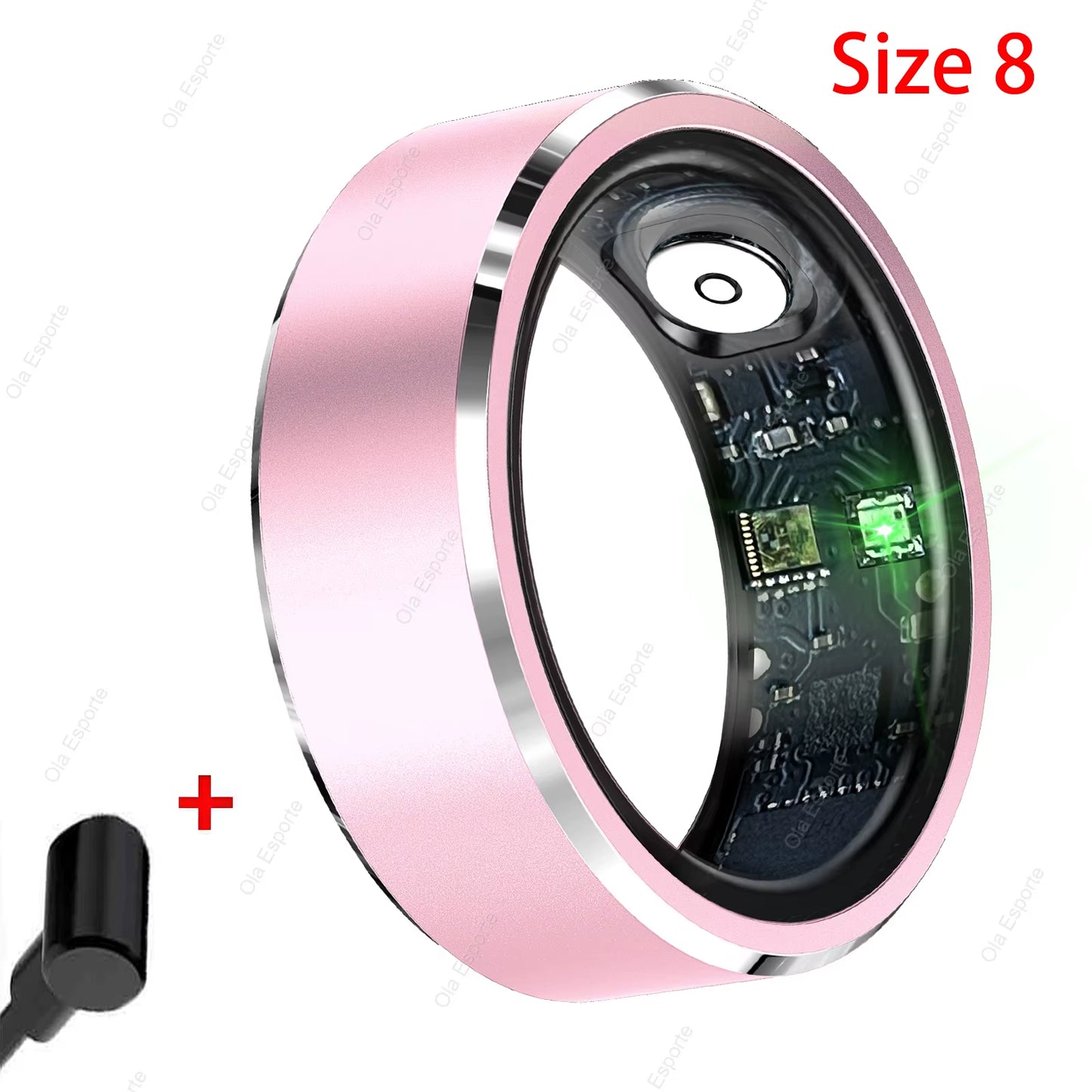 Ew Smart Fitness Ring with Gesture Control,Heart Rate,Blood Oxygen,Blood Pressuresleep,Steps,Distance,Calories for Android IOS
