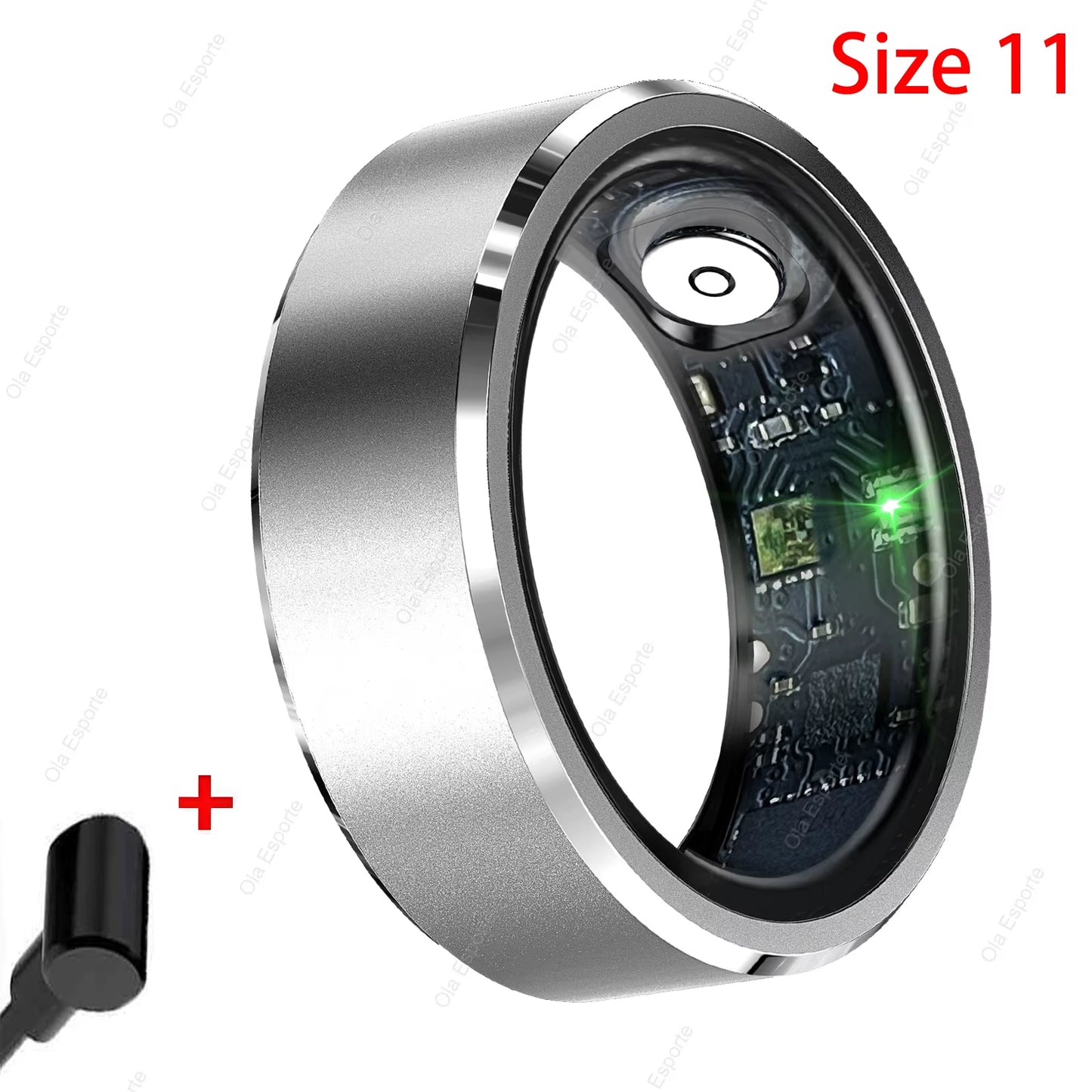 Ew Smart Fitness Ring with Gesture Control,Heart Rate,Blood Oxygen,Blood Pressuresleep,Steps,Distance,Calories for Android IOS