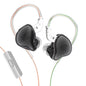 EDC Earphones 1 Dynamic HIFI Bass Earbuds in Ear Monitor Headphones Sport Noise Cancelling Headse