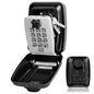 Wall Mounted Key Storage Safe Waterproof Anti-Theft Key Box with Combination Lock 12-Digital Password Office Home Outdoor Use