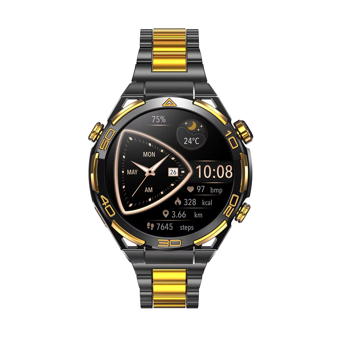 New  W90 Pro GPS Smart Watch 1.43" HD AMOLED Display, 900Mah/ 20Days Standby Bluetooth Waterproof Sport Watch for Men
