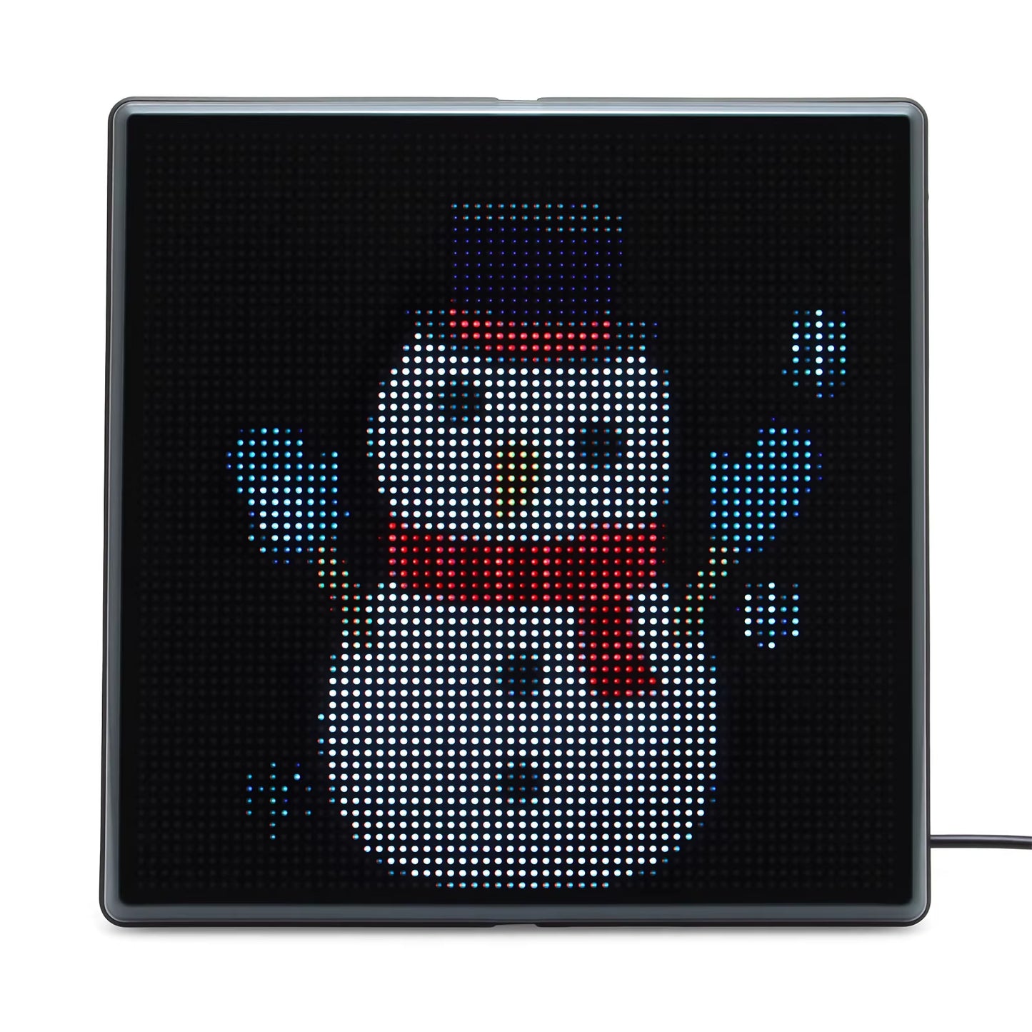 RGB LED Pixel Display Panel Lamp Programmable Art Light Creative Display Screen Night Lights for Gaming Anime Room Decoration