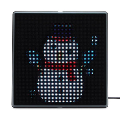 RGB LED Pixel Display Panel Lamp Programmable Art Light Creative Display Screen Night Lights for Gaming Anime Room Decoration