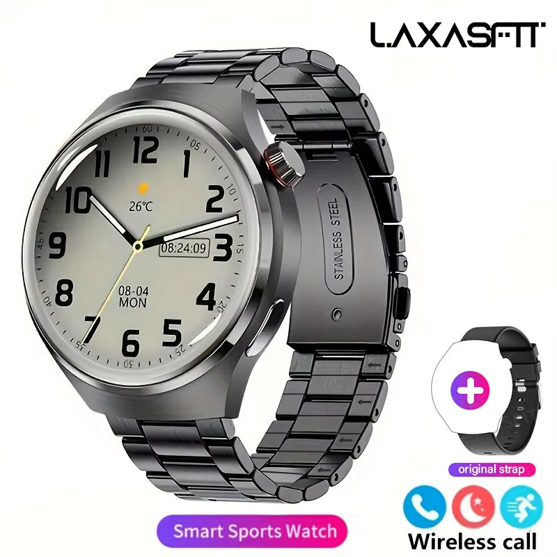 G.L Wear 2025 New Men'S Smart Watch HD Display Health Tracking Bluetooth Calling Voice Assistant Sports Smartwatch