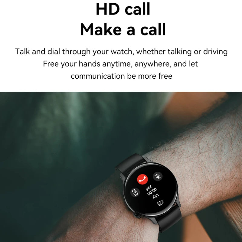 2026 New True AMOLED Smart Watch Ladies Screen Always Show Time 466*466 HD Health Tracker Voice Calling NFC Smartwatch Women