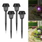2/4Pcs Solar Bug Zapper Waterproof,Outdoor Mosquito Zapper, Lighting Mosquito Repellent Lamp for Indoor Outdoor Use Garden Patio