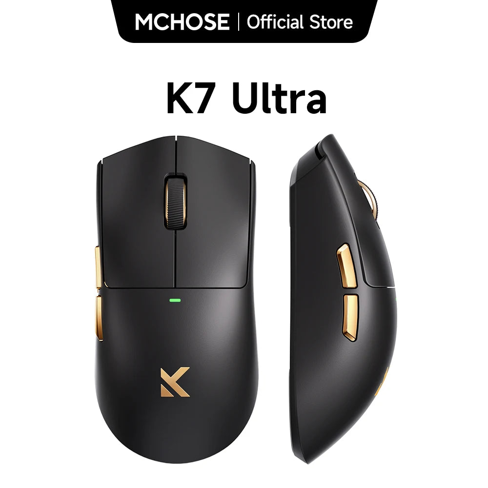 K7 Ultra Wireless Gaming Mouse PAW3950 Dual 8K Polling Rate Lightweight Magnetic Wireless Charging Dock Esports Office