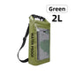 2L/5L PVC Swimming Waterproof Bag,Mobile Phone Waterproof Dry Bag for Trekking Drifting Rafting Surfing Boating Storage Bag