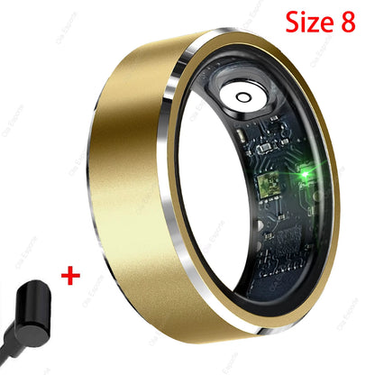 Ew Smart Fitness Ring with Gesture Control,Heart Rate,Blood Oxygen,Blood Pressuresleep,Steps,Distance,Calories for Android IOS